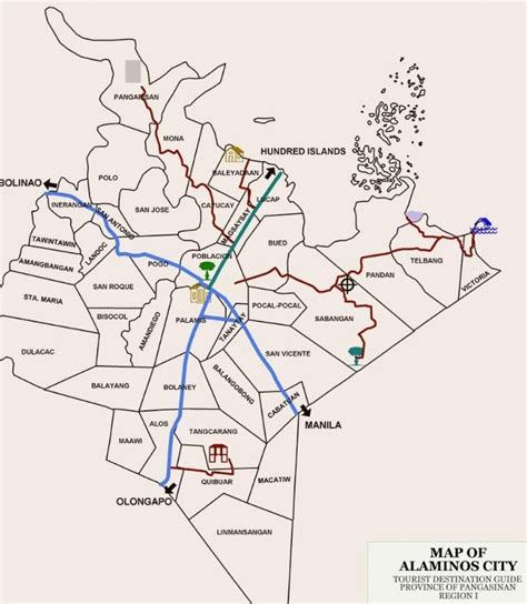 alaminos pangasinan map